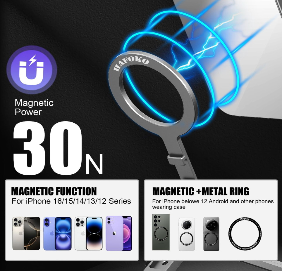 Foldable Magnetic Tripod Stand for Smartphone & Camera