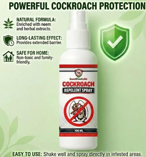 Cockroach Repellent Spray 100ml (Pack of 1)